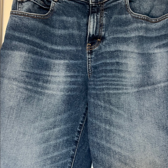Zara Dark Blue Flare & Wide Leg Jeans - Picture 4 of 8